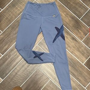 Cleo Harper Blue Leggings with Star Pattern